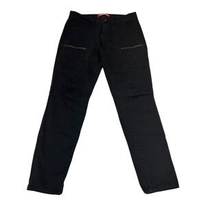 UNIONBAY Juniors Utility Zip-Pocket Pants Size 5 Black Stretch Casual Streetwear